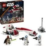 LEGO Star Wars Flucht mit dem BARC Speeder, The Mandalorian Set, Spielzeug-Bike mit