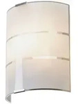 Lindby Wandleuchte Vincenzo, 21 cm hoch, wei&szlig;, Glas, E14 - Wei&szlig;