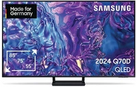 Samsung GQ75Q70DATXZG, Samsung Q70D 75" QLED 4K Tizen OS Smart TV (2024), 190,5...