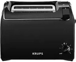 Krups Proaroma Pro Aroma Toaster KH1518, 2 Scheibe(n), Schwarz, Kunststoff, 850 W,