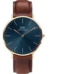 Daniel Wellington Klassische St Mawes 40 Herrenuhr - Braun