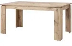 Esstisch - 160 x 90 cm - Nox Eiche Nachbildung - ausziehbar - Naturbelassen