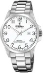 Festina Herrenuhr F20024-1 silber - Wei&szlig;