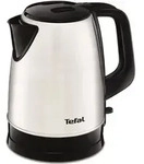 Tefal Dialog KI150D, 1,7 l, 2400 W, Schwarz, Edelstahl, Edelstahl, Drahtlos,