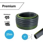 Premium Gartenschlauch 1 Zoll 25m - Grau