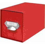 CD-Schubladenbox m. Griff S.O.H.O. rot
