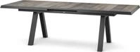 Siena Garden Tirana Ausziehtisch 200/260x100cm matt anthrazit / washed grey
