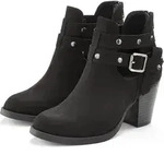 LASCANA Cowboy Stiefelette schwarz Gr&ouml;&szlig;e 35 - Schwarz - 35