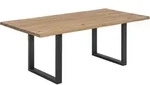 SIT M&ouml;bel Baumkante-Esstisch 120 x 80 cm | 40 mm Tischplatte Wildeiche natur 
