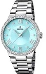 Festina BOYFRIEND COLLECTION F16719/4 Damenarmbanduhr - Hellblau/Silber