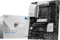 MSI PRO B760-P II, Intel, LGA 1700, Intel&reg; Celeron&reg;, Intel&reg; Core&trade; i3, Intel&reg;