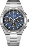 Citizen CA4610-85L Eco-Drive Herrenuhr Chronograph Titan Blau - Blau
