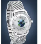 Zeppelin Atlantic Automatik GMT Herrenuhr - Silber