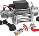 ROTFUCHS Elektrische Seilwinde 12v mit Funkfernbedienung &ndash; 5909 kg 13000 lbs,...