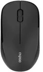 Rapoo 00221221, Beidh&auml;ndig, Optisch, RF Wireless, 1200 DPI, Schwarz - Schwarz