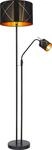 Globo Lighting Stehleuchte Metall schwarz, 1x E27