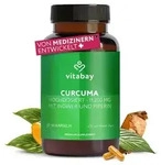 Vitabay Kurkuma Kapseln hochdosiert &ndash; 90 Vegane Tabletten mit 500 mg Curcuma &