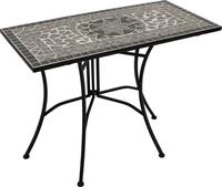 DEGAMO Wandtisch Anbautisch Konsolentisch SIENA rechteckig 45x90cm, Eisen schwarz,