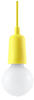 Hängeleuchte DIEGO 1 gelb 1xE27 60W PVC 90x9x9cm Sollux Lighting