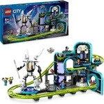 LEGO City Achterbahn mit Roboter-Mech, Spielzeug-Vergn&uuml;gungspark, Spielset f&uuml;r