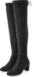 LASCANA Overkneestiefel Slouchy Boots, Langschaft Stiefel, Schlupf-Boot, schwarz