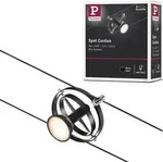 Paulmann CorDuo Seilsystem Cardan Einzelspot - Schwarz/Silber