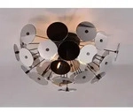 Deckenleuchte DISCALGO Chrom bedampft &Oslash; 54cm - Schwarz