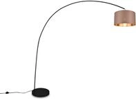 Trio - Stehlampe MANSUR - Schwarz - 45x45x210 cm