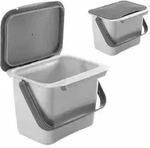 METALTEX 297528000 Bin-Tex Abfallsammler grau mit Deckel / -Box - Grau