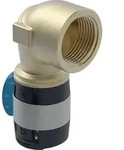 Geberit GE FlowFit, &Uuml;bergangsbogen, IG RG+, 90 Grad, d32mm x Rp1, 1 Stk.