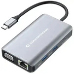 Conceptronic DONN21G 7-in-1 Dockingstation - Grau