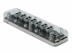 Delock Externer USB 3.0 Hub mit 7 Ports transparent - Transparent
