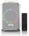 LENCO BTC-060WH - Karaoke-Set mit Bluetooth&reg;, wiederaufladbarem Akku, drahtlosem