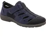 Rohde Herren Halbschuhe Slipper Leder Klettverschluss Rostock 1235, Gr&ouml;&szlig;e:44...
