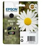 Epson Daisy Singlepack Black 18 Claria Home Ink, Standardertrag, Schwarz, Tinte auf