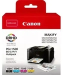 Canon PGI-1500 BK/C/M/Y Tinte Multipack, Schwarz, Cyan, Magenta, Gelb, Tinte auf