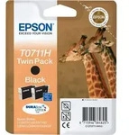 Epson Giraffe Twinpack T0711H DURABrite Ultra Ink, Schwarz, Tinte auf Pigmentbasis, 1