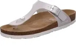 Rohde Damen Zehentrenner Pantolette Metallic-Optik Alba 5600, Gr&ouml;&szlig;e:38 EU,