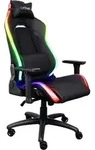 Trust GXT 719 Ruya RGB Gaming Stuhl Schwarz - Ergonomischer Gamingstuhl mit