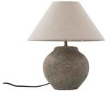 Lucande Tischleuchte Thalorin, H&ouml;he 39 cm, braun, Keramik