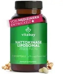Vitabay Nattokinase 2.000 FU &ndash; 180 vegane Kapseln &ndash; liposomale Nattokinase...