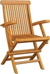 vidaXL Klappst&uuml;hle, 4 St&uuml;ck, Massivholz Teakholz
