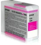 Epson Singlepack Vivid Magenta T580A00, Magenta, Tinte auf Pigmentbasis, 80 ml, 1