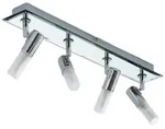 Lindby Bad-Strahler Zela, L&auml;nge 53 cm, chrom, 4-flammig - Silber