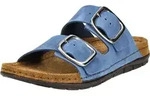 Rohde Pantoletten Pantoletten Nubukleder - Blau - 36