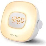 Muse | ML-198CR | Weckfunktion | Radiowecker mit Lampe | AUX-Eingang | Wei&szlig; - Wei&szlig;
