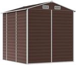 vidaXL Gartenhaus Braun 191 x 215 x 198 cm Verzinkter Stahl