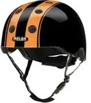 Melon Helmets Double Orange Black, Integralhelm, Hartschalenbau - Schwarz
