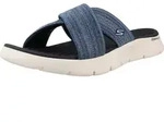 Sandalen Skechers GO WALK FLEX SANDAL IMPRESSED f&uuml;r Damen - Blau - 36