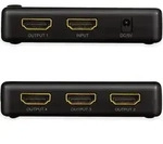 Logilink HDMI-Splitter 1x4-Port, 4K/30Hz, schlank, schw. - Schwarz